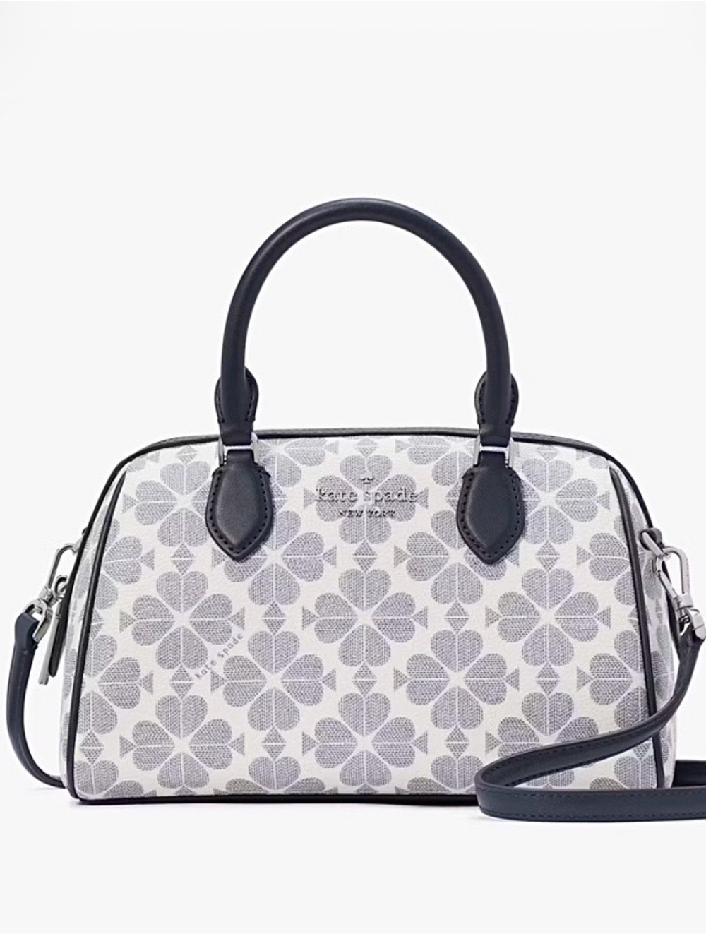 Kate Spade Spade Flower Dolly Navy crossbody satchel